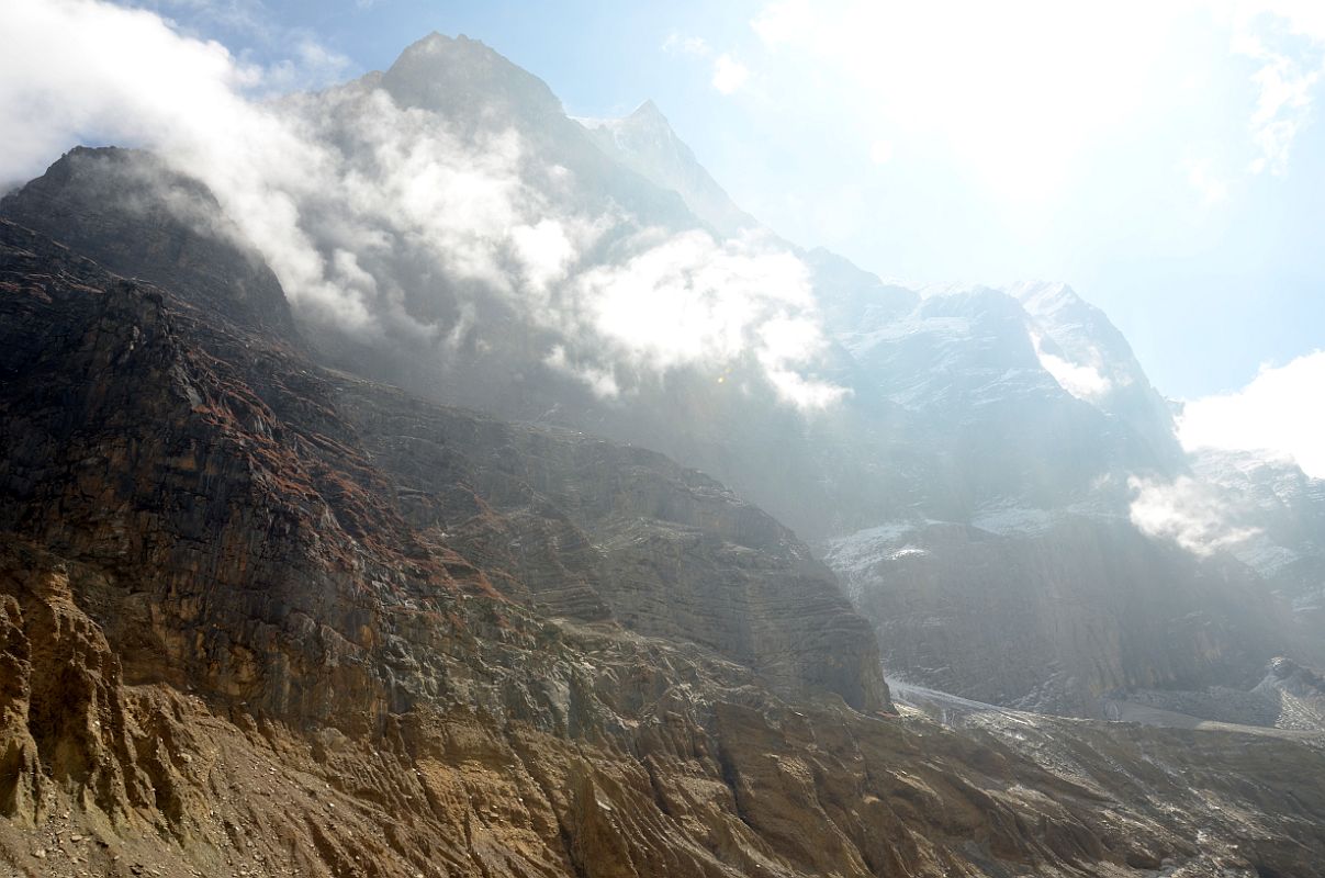 19 Dhaulagiri Northwest Shoulder From Chhonbardan Glacier Between Glacier Camp And Italy Base Camp Around Dhaulagiri 